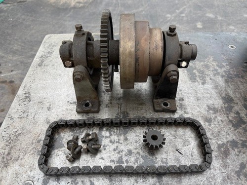 Vintage industrial line shaft - vintage,