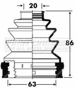 First line fcb2817 drive - line, shaft